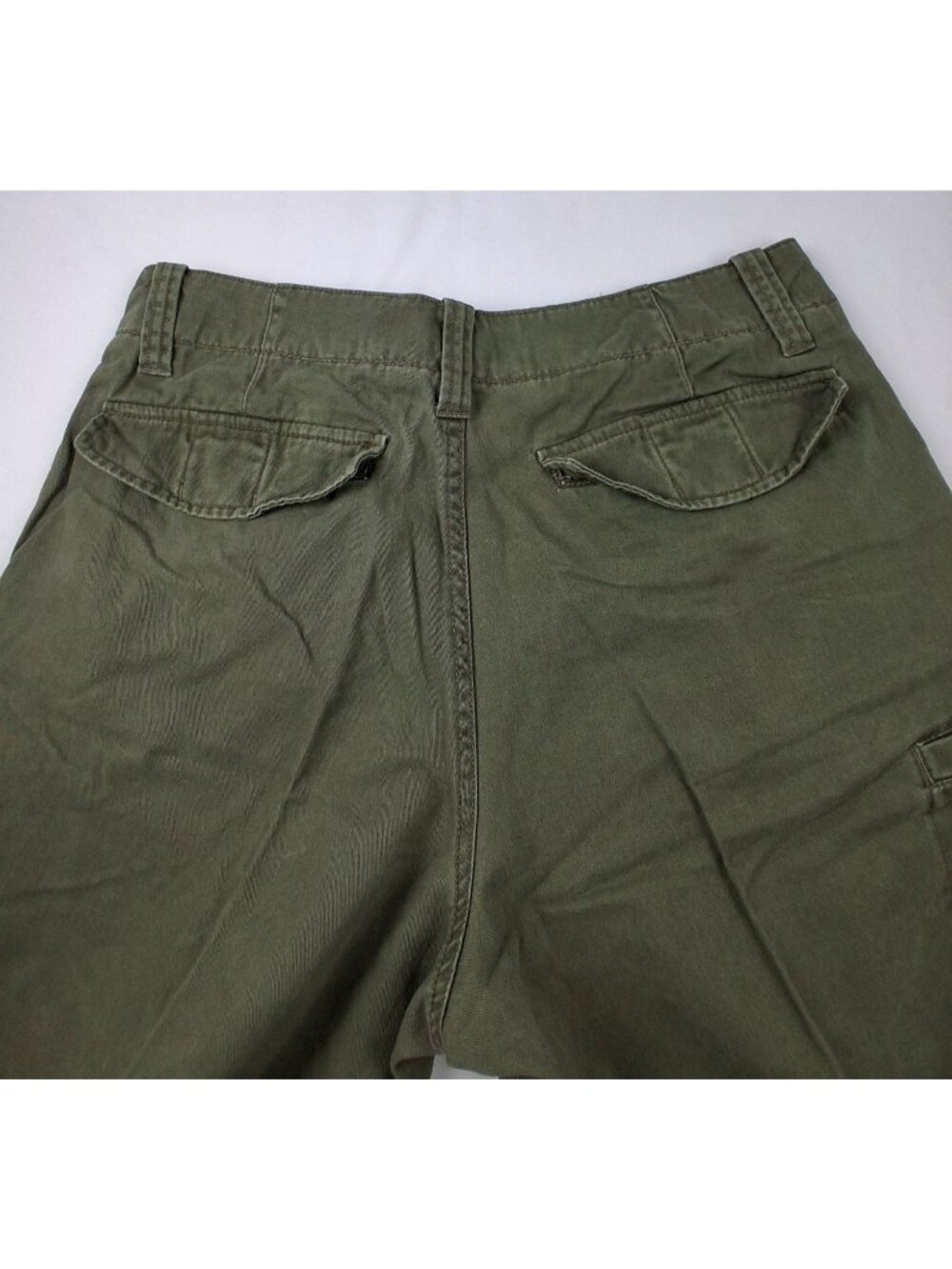 Men's Size 34 Canyon River Blues 8 Pocket Cargo Fit Olive Green Cotton Shorts - Picture 7 of 11